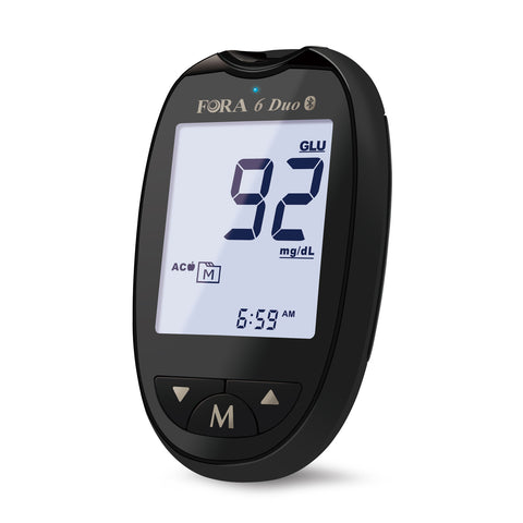 Diabetes-set- FORA 6 Duo with 50 Blood Glucose(BG) Test Strips