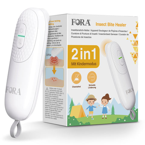 FORA Insect Bite Healer – Electric Bite Relief Pen with Child Mode for Itch & Swelling After Mosquito Bites | Safe for Children Aged 3+