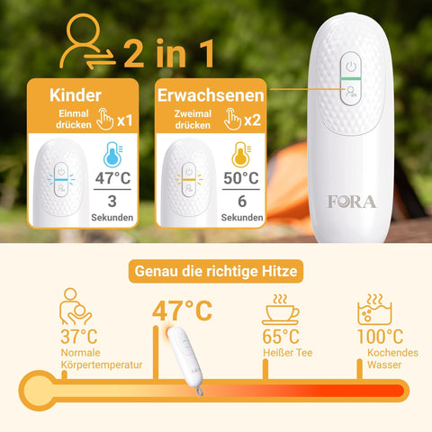 FORA Insect Bite Healer – Electric Bite Relief Pen with Child Mode for Itch & Swelling After Mosquito Bites | Safe for Children Aged 3+