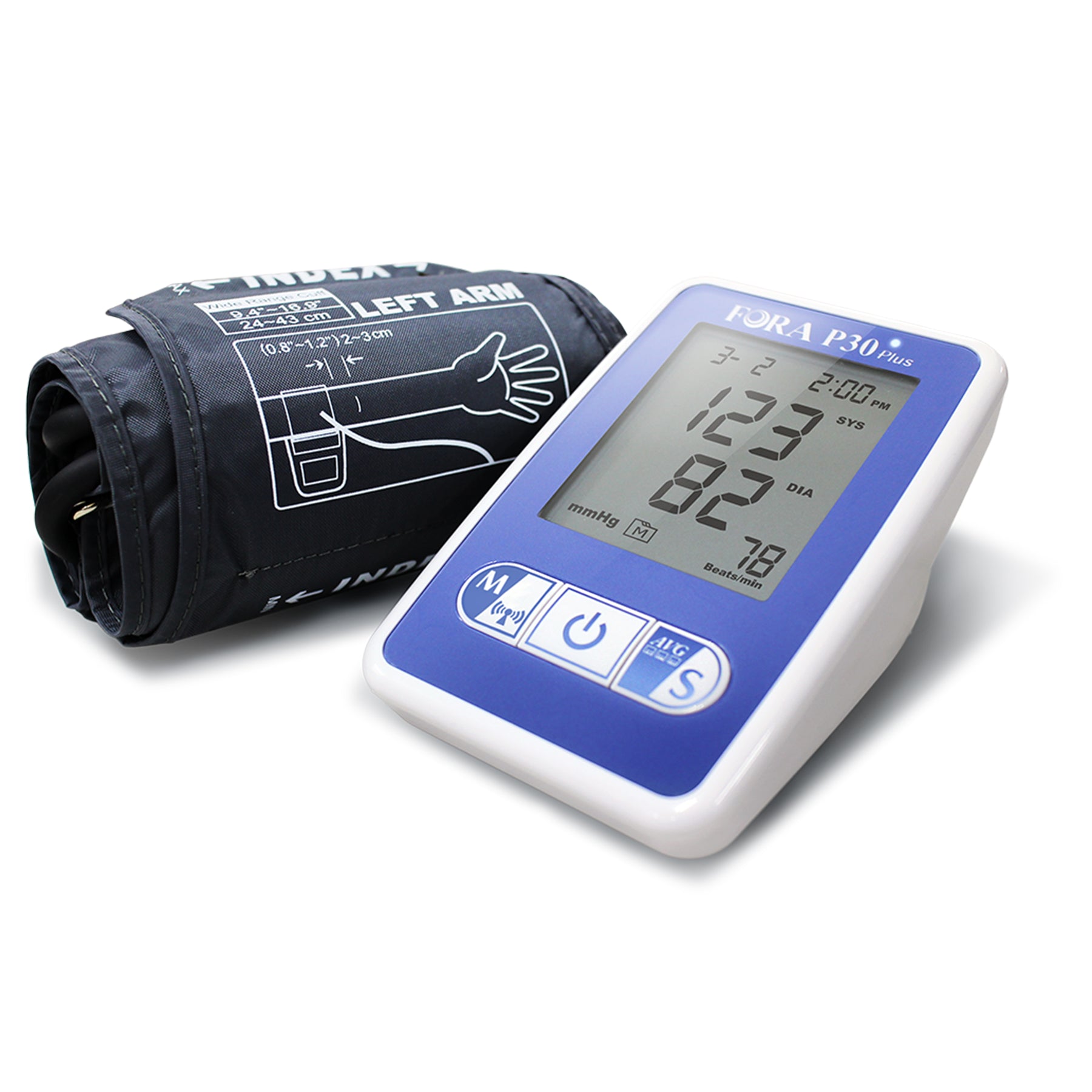 FORA P30 Plus Arm Blood Pressure Monitor with Smart Averaging Technology