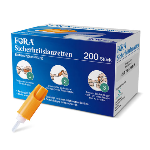 FORA Safety Lancets 28G